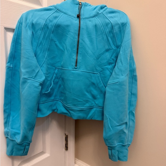Lululemon Scuba Half Zip Hoodie - Blue - Picture 2 of 3